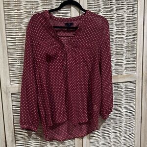 Gap Maroon Blouse
